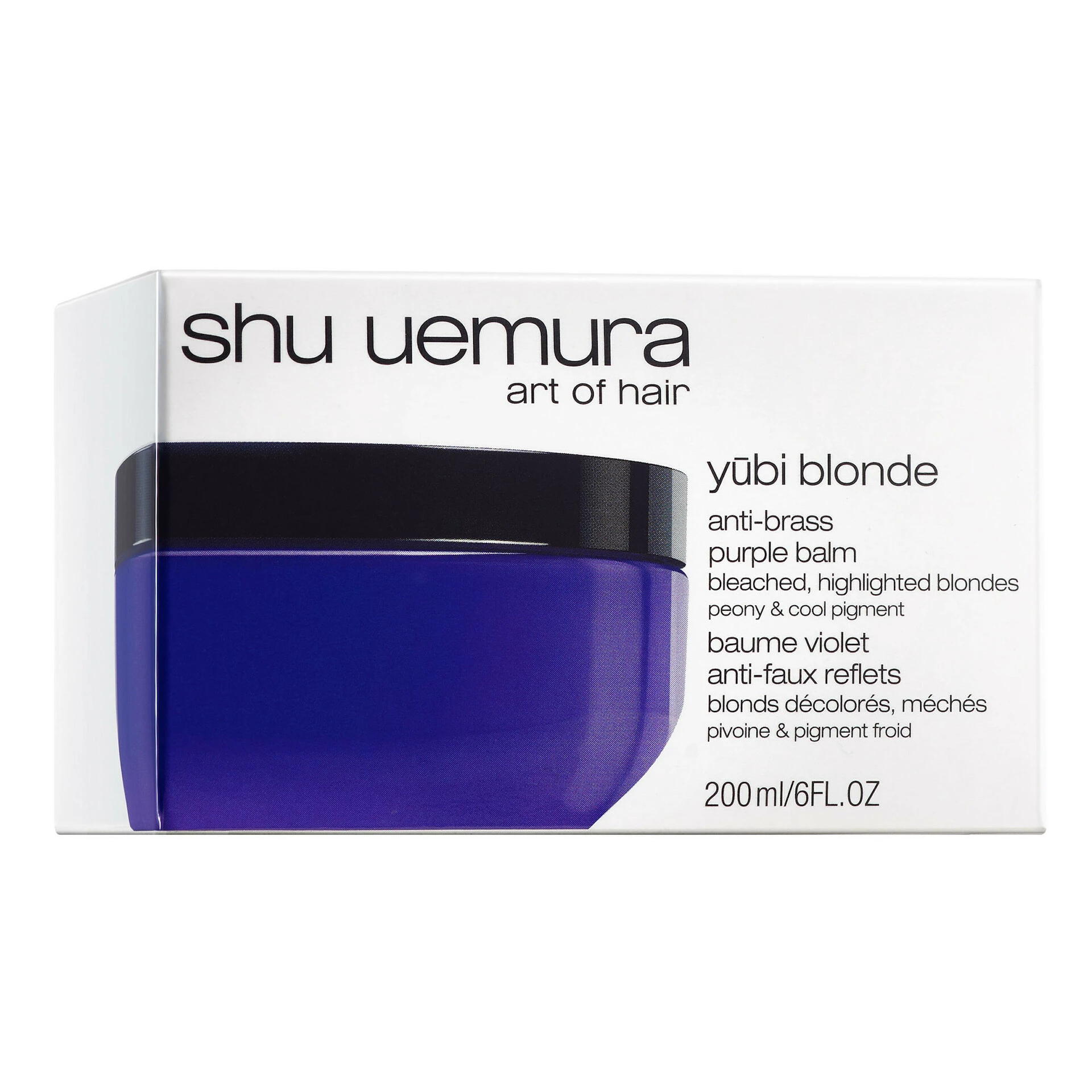 Balsam de păr Yūbi Blond Anti-Alamă Purpuriu 200 ml - Shu Uemura