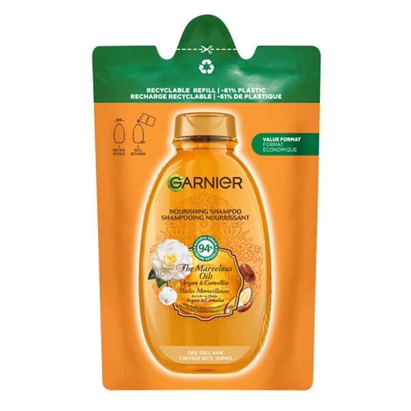 Polnilo za šampon Garnier Ultra Doux Argan & Camellia<br>250 ml