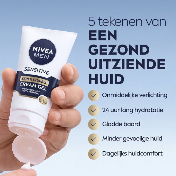 NIVEA Men гел за осетљиву кожу и неудобну кожу лица<br>50ml