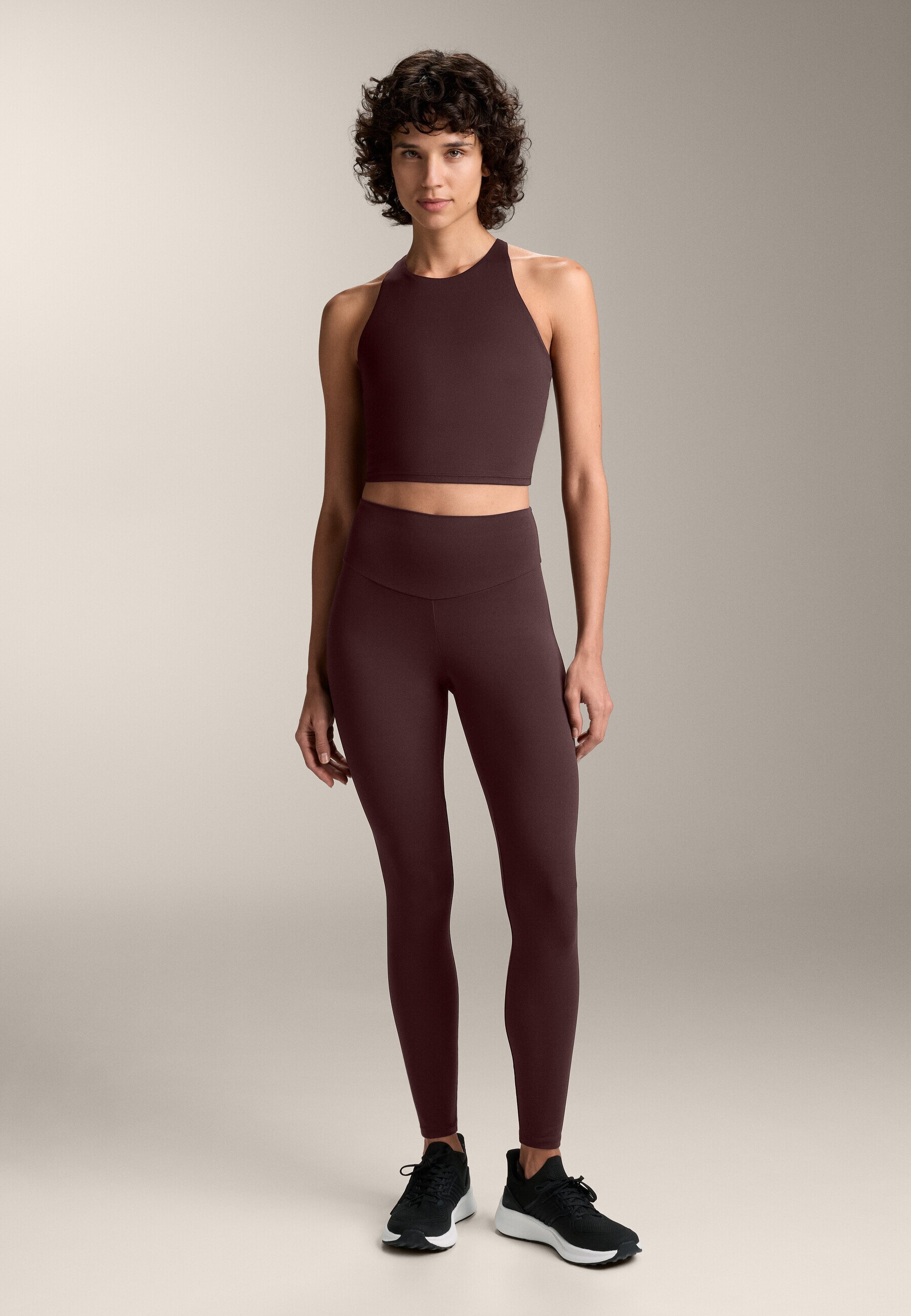 OYSHO COMFORTLUX STRAP WITH CUPS - Top - hnědý