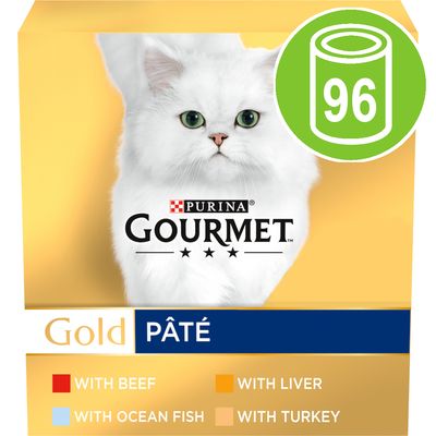 Gourmet Gold Pâté-oppskrifter 96 x 85 g