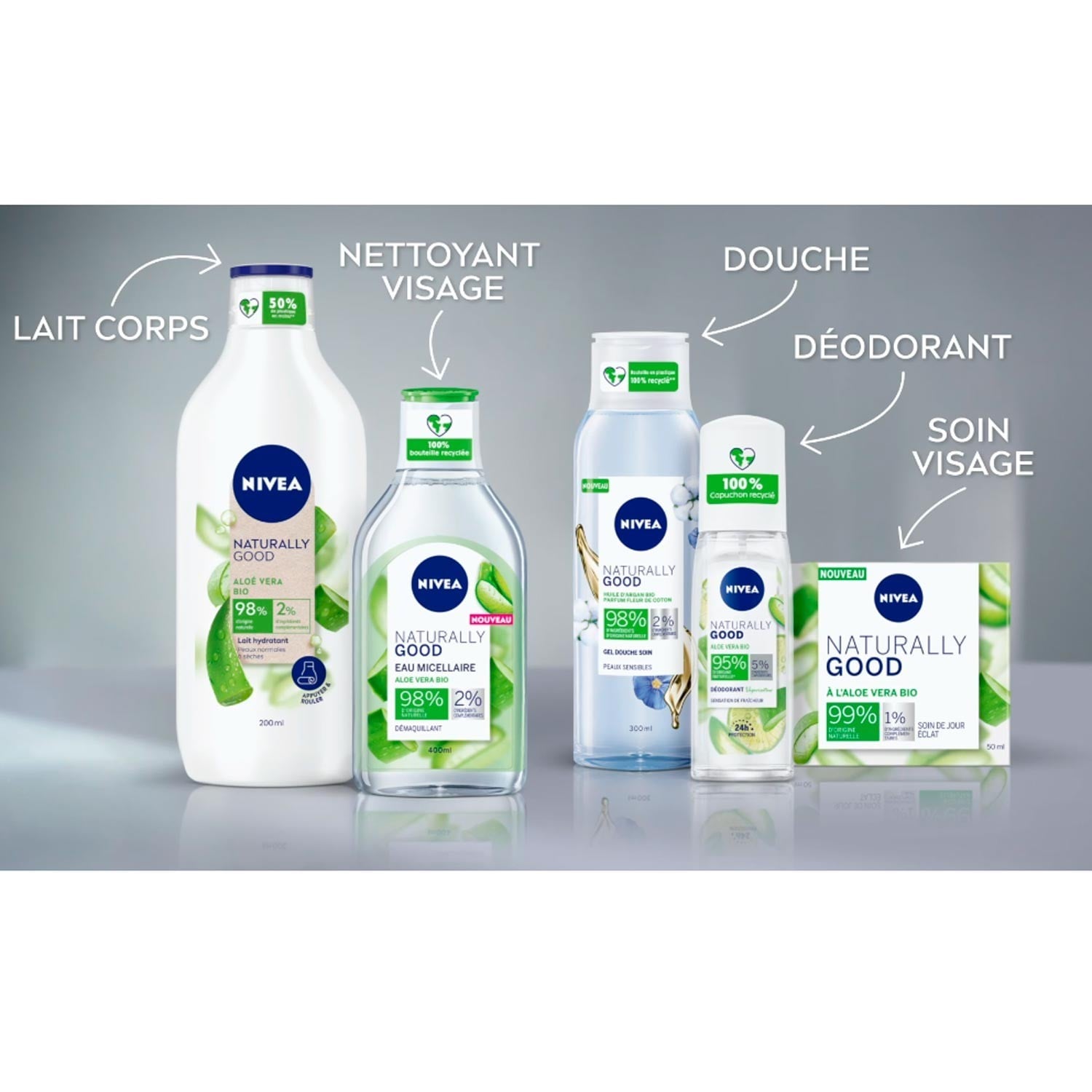 NIVEA Soin de jour Eclat à l'Aloe vera BIO