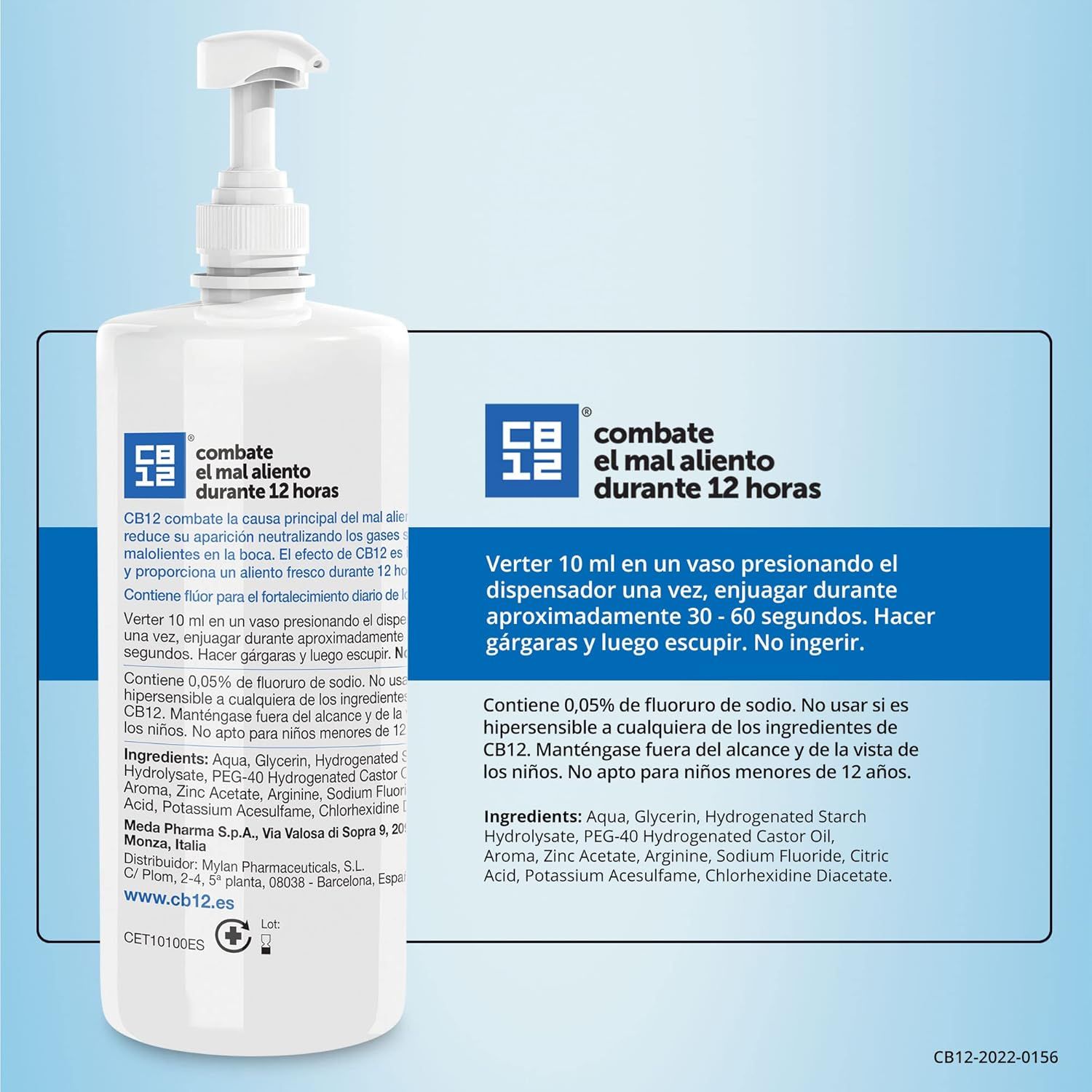 Ústna voda CB12 Mint Hygiena lekárne