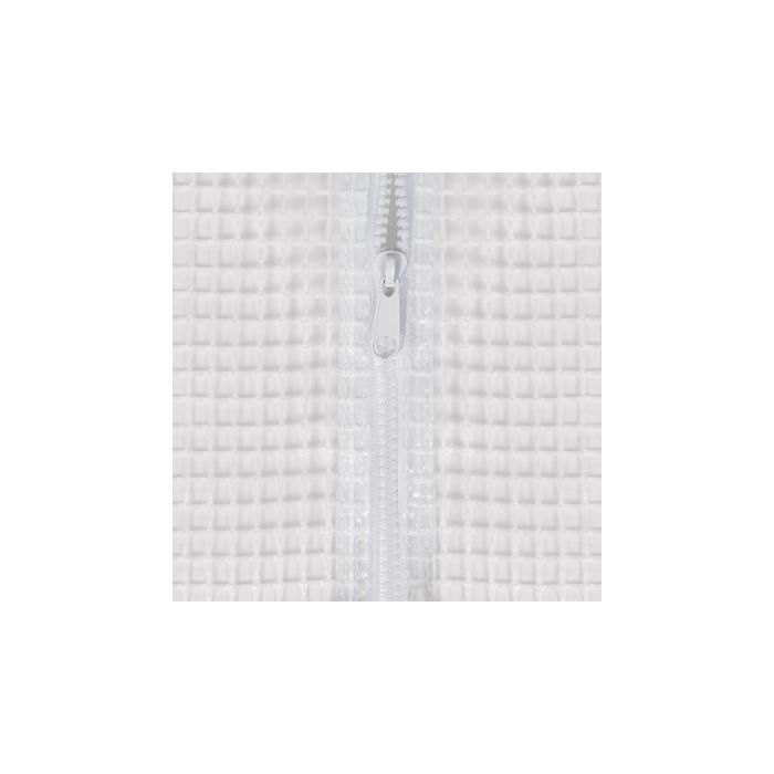 IDMARKET Serre tunnel de jardin 6M² blanche gamme maraîchère ROMA 2x3M
