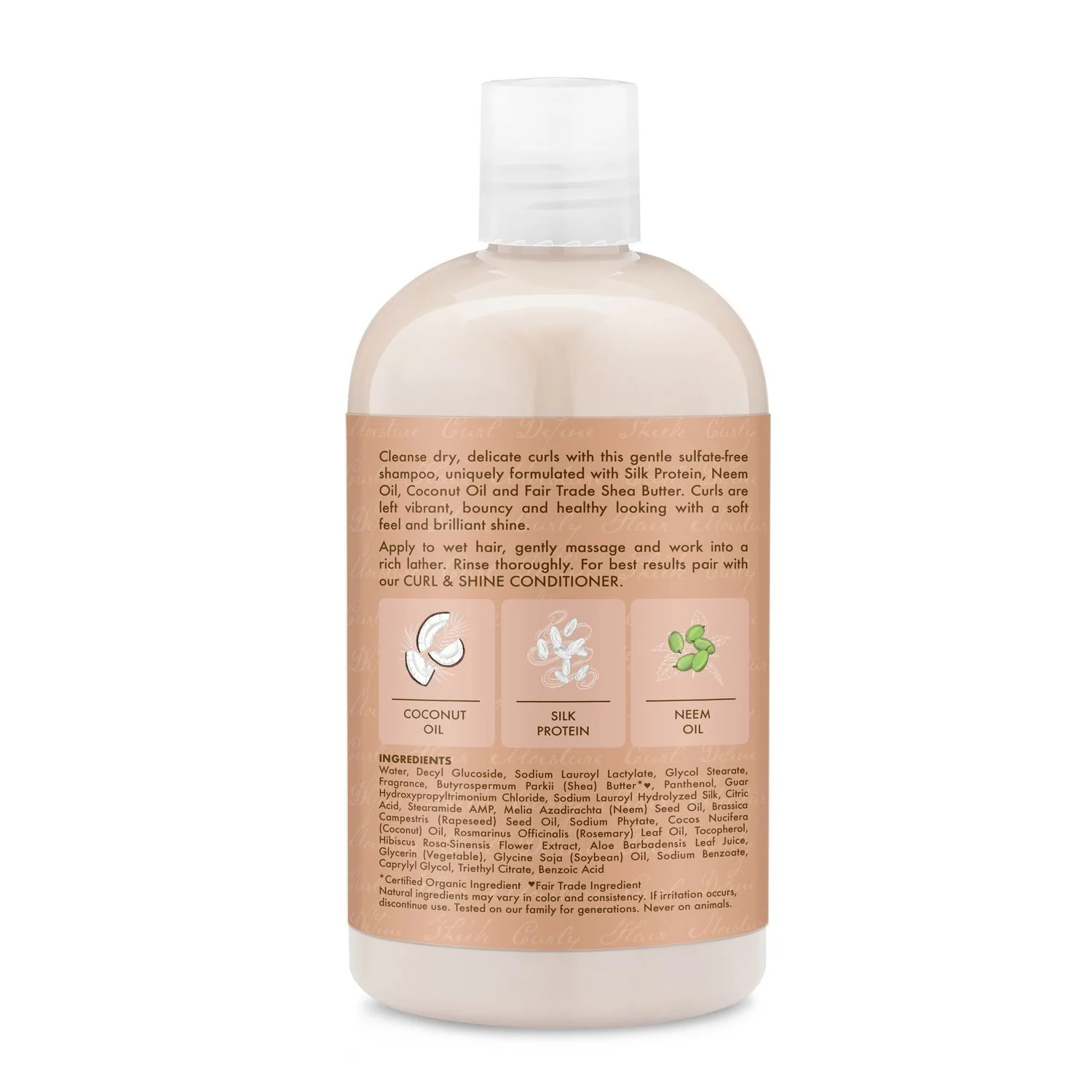 Coconut & Hibiscus Curl & Shine Shampoo - Shampoo Ricci Definiti