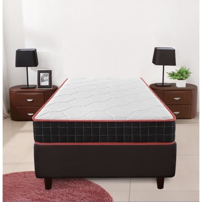 Materasso in schiuma 90x190 cm - Memory foam di lusso - Rigido comfort - Spessore 18 cm - IZTOSS
