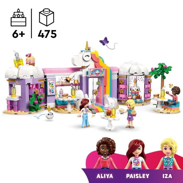 LEGO Friends 42684 Le Café Licorne - Jeu de Construction pour Fille ou Garçon dès 6 ans