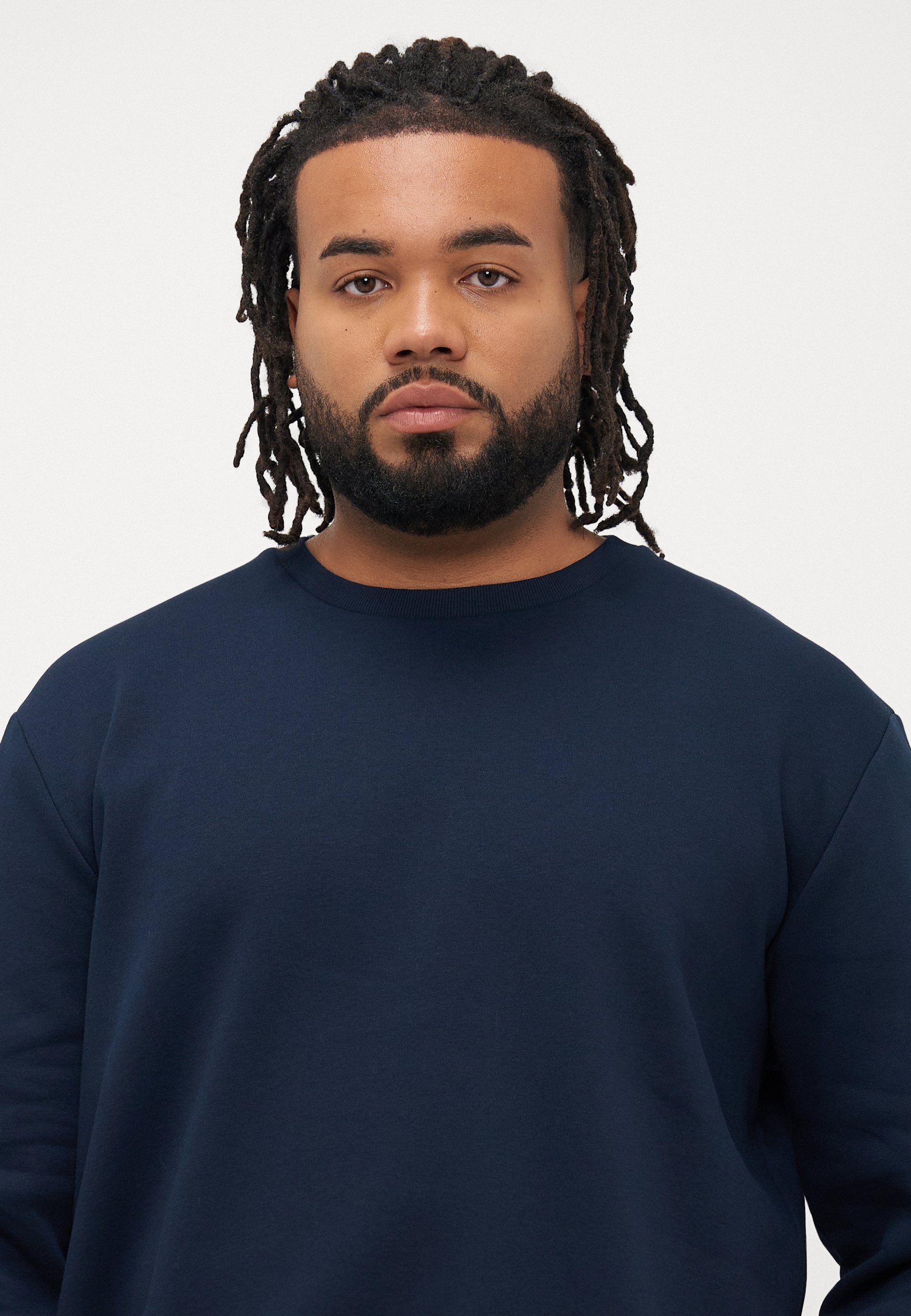 Sweat-shirt Jack & Jones JJEBRADLEY CREW - bleu marine