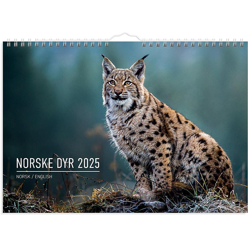 Wandkalender Noorse dieren 2025