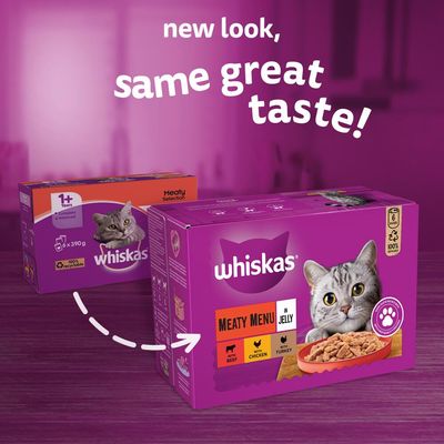 Whiskas 1+ blikjes voordeelverpakking 24 x 400 g