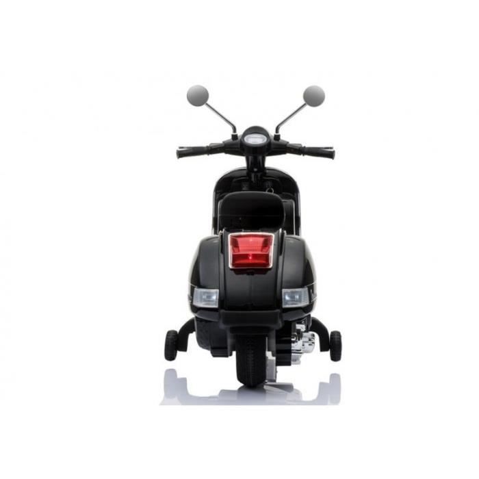 Scooter electrique 12V VESPA Noir - Pack Luxe