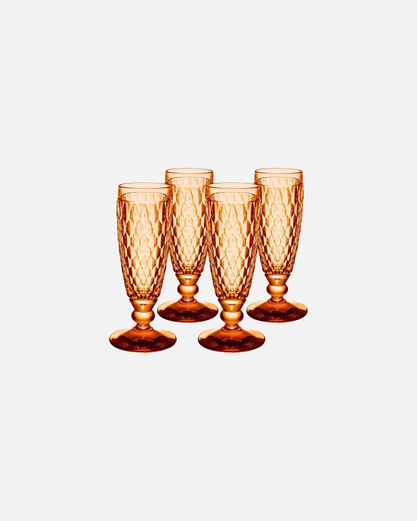Villeroy & Boch čaše za šampanjac, set od 4 dijela, Boston Apricot, 1 komad