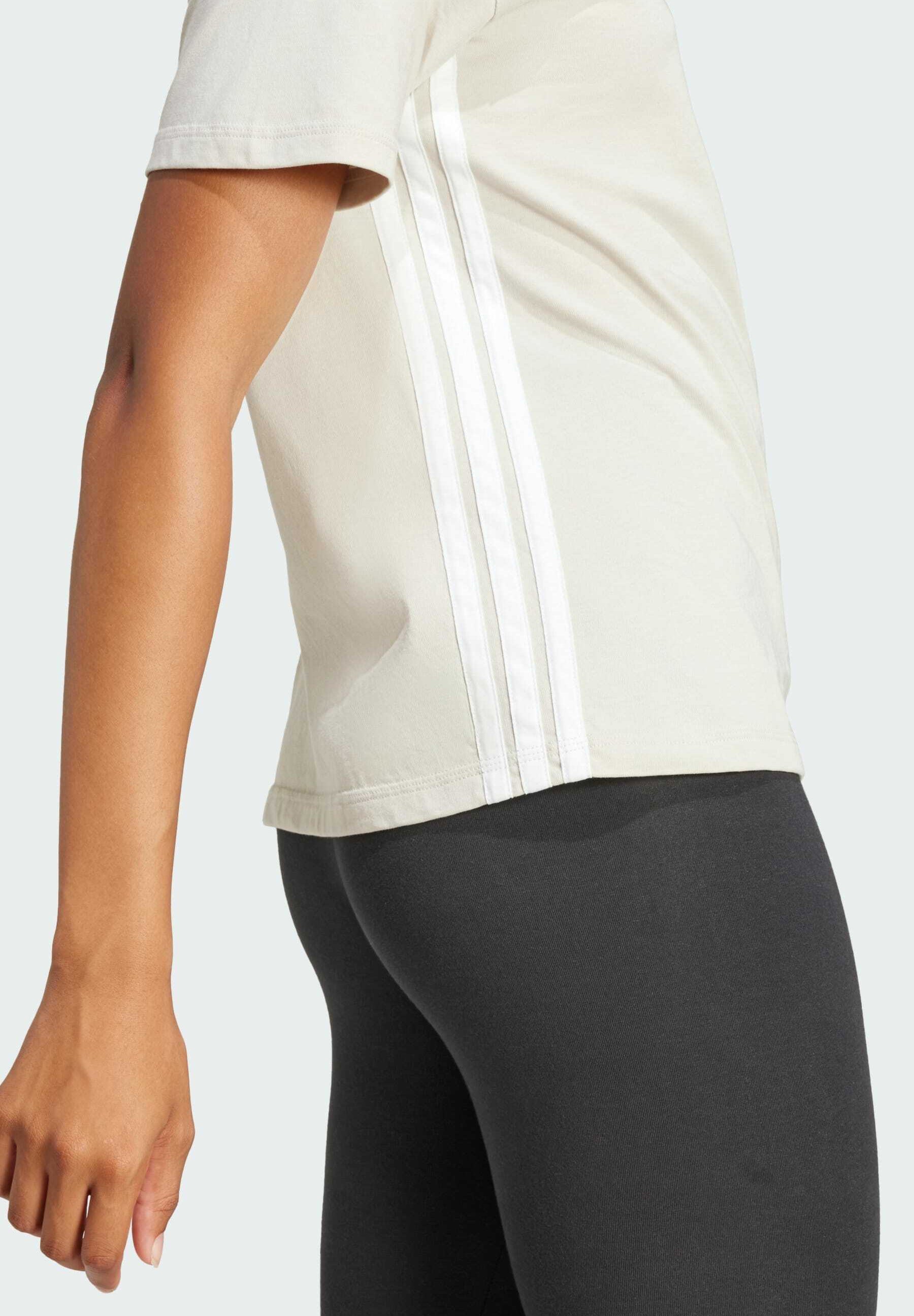 adidas Sportswear T-shirt met print - beige wit