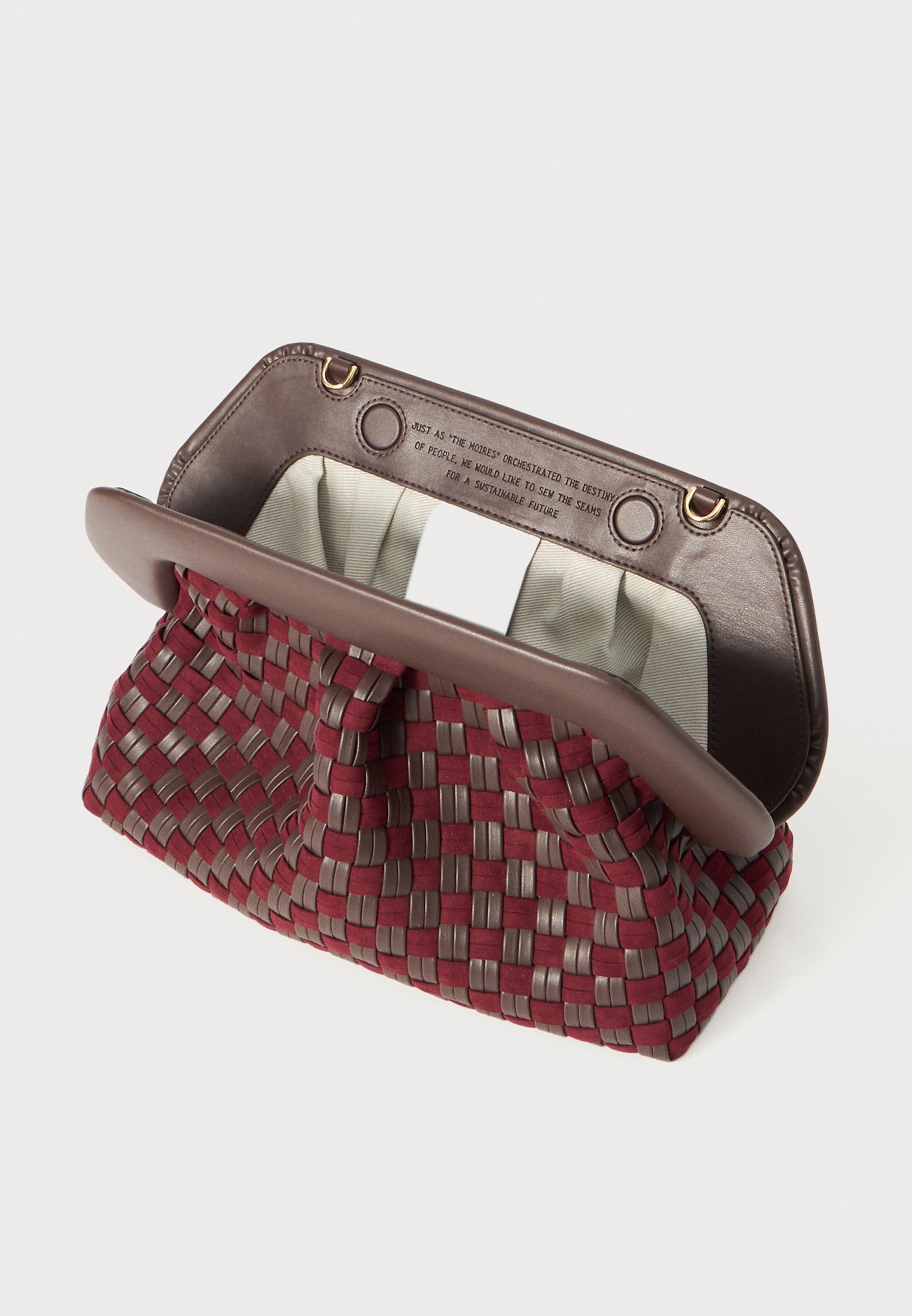 THEMOIRè BIOS MICRO WEAVED - Borsa a tracolla - ebano