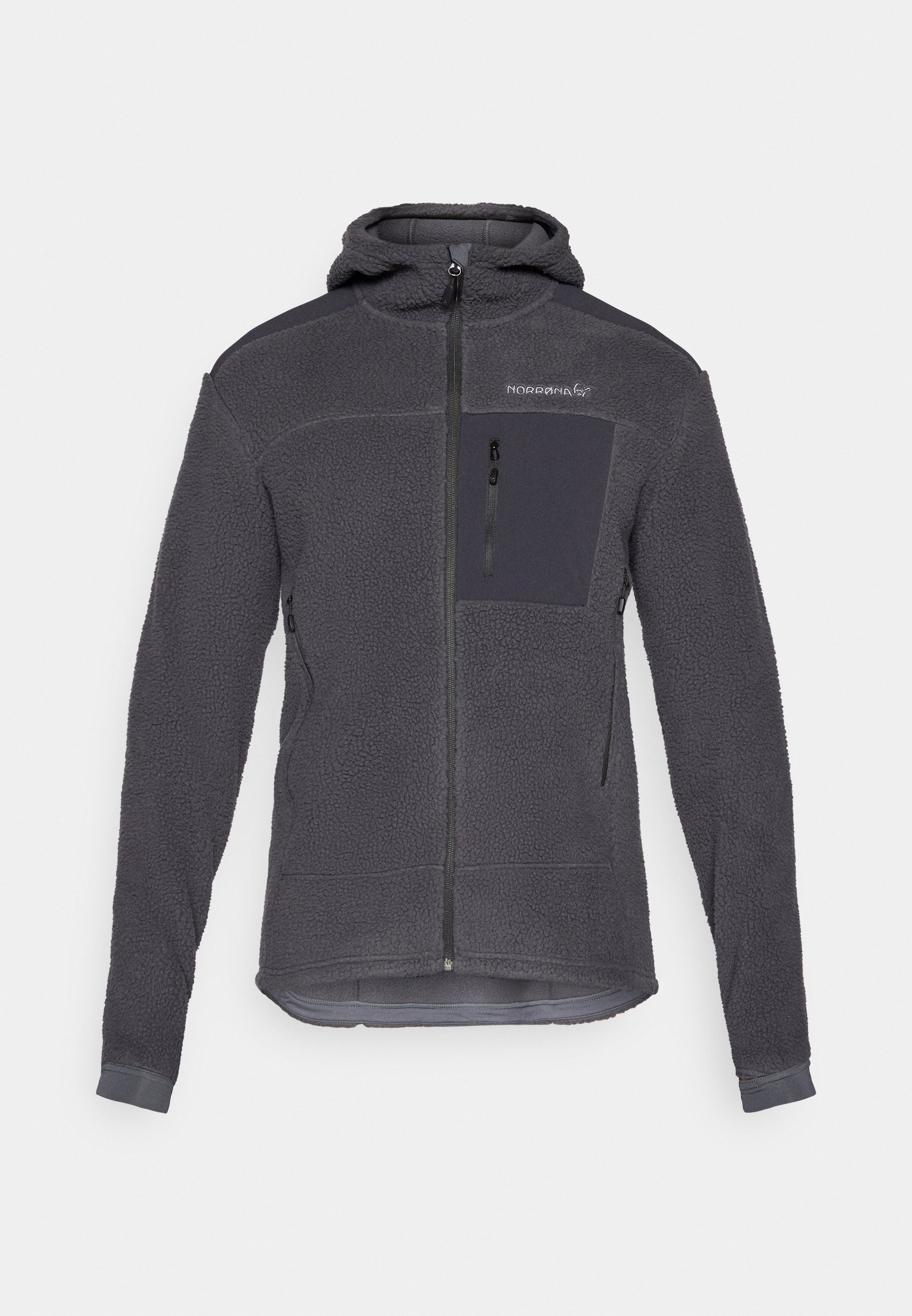Norrøna TROLLVEGGEN ZIP HOOD - Fleecejack - fantoom