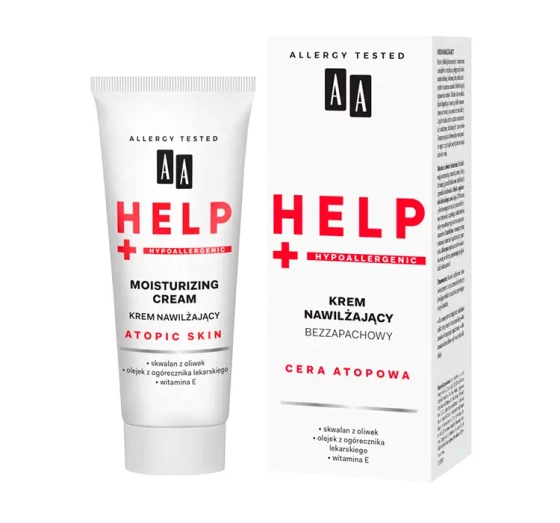 AA Help nawilżający krem do twarzy skóra atopowa 50 ml