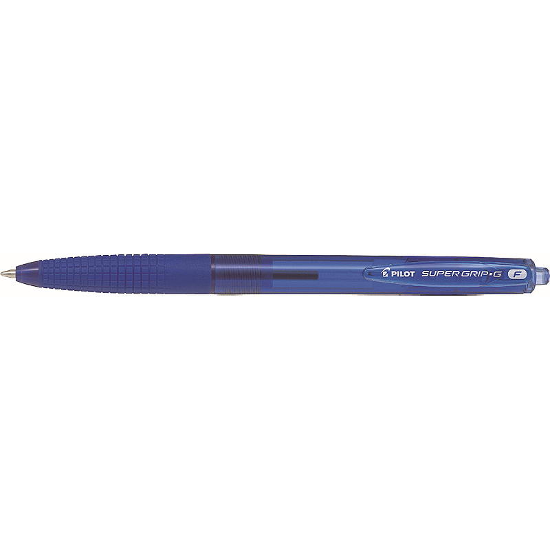 Pilot Supergrip G balpen, blauw, 0,7 mm dik.