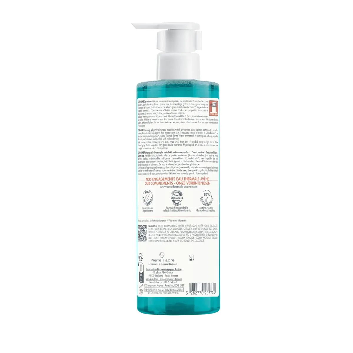 Avène Cleanance Żel oczyszczający do cery tłustej i trądzikowej, 400 ml