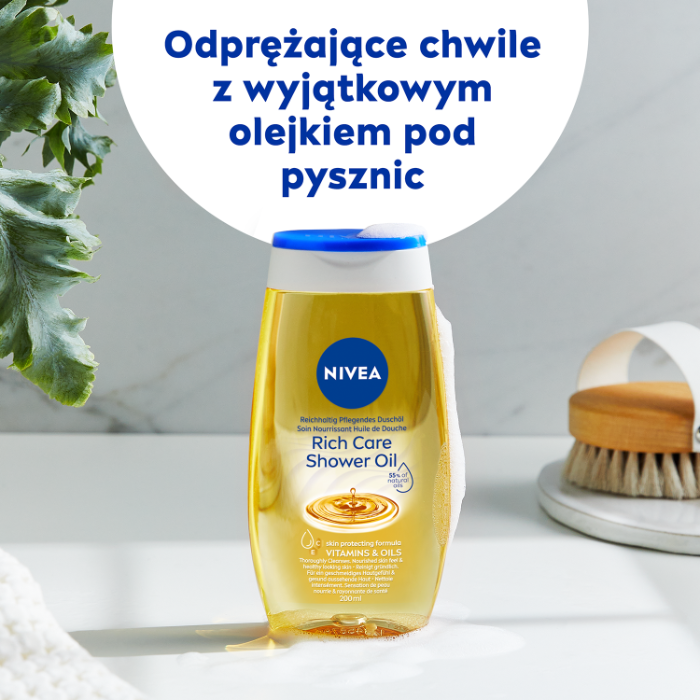 Nivea dušas eļļa 200ml sausai ādai