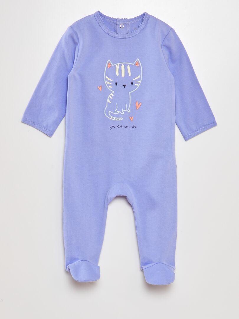 Combinaison en coton - VIOLETTE