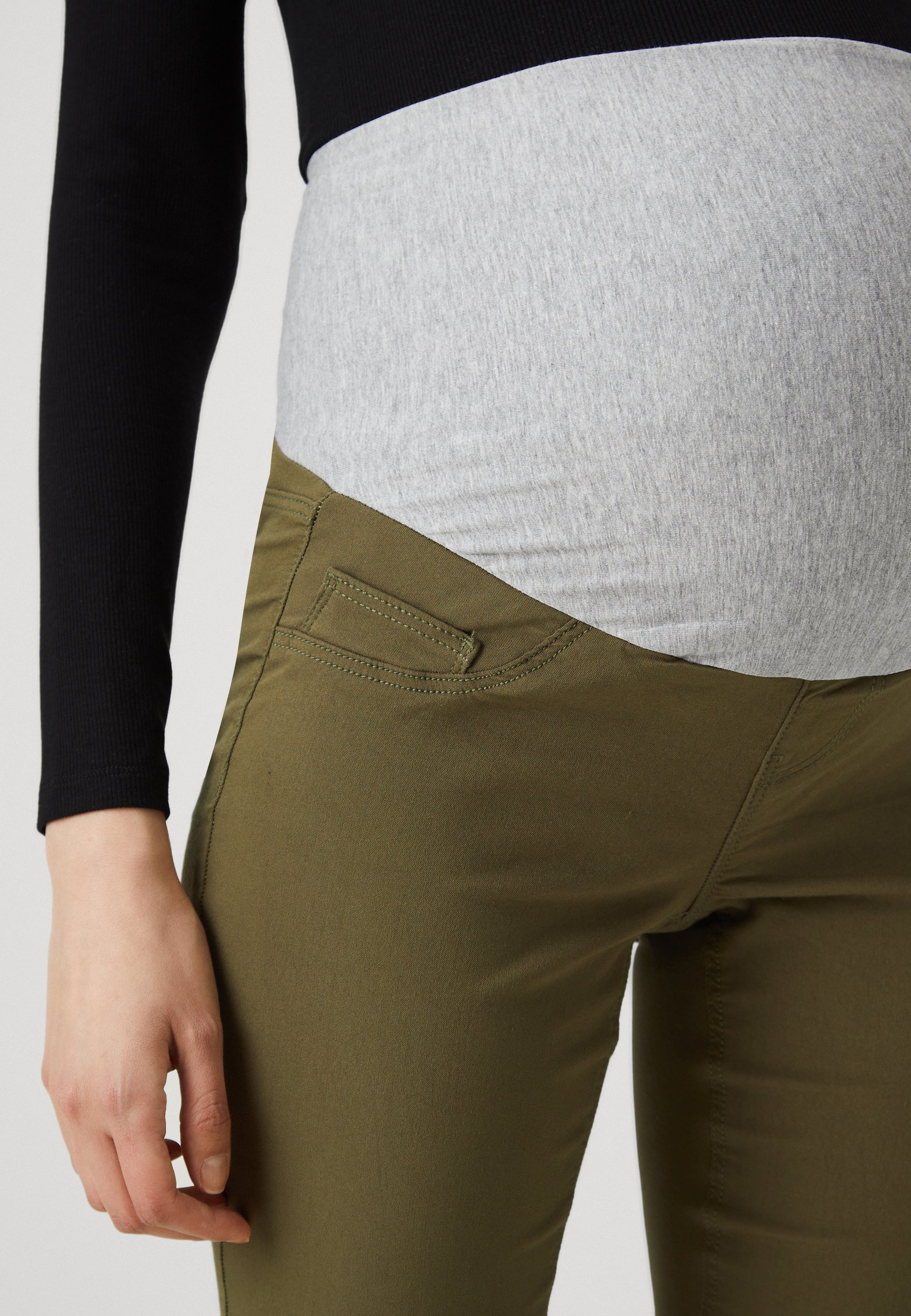 Vero Moda Maternity VMMELVA - Jeans Skinny Fit - verde edera
