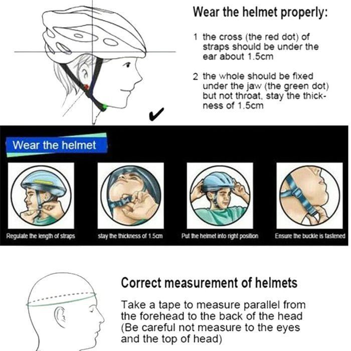 Casco de bicicleta para adultos, casco de seguridad especializado para ciclismo, para hombres y mujeres con diadema para deportes al aire libre.