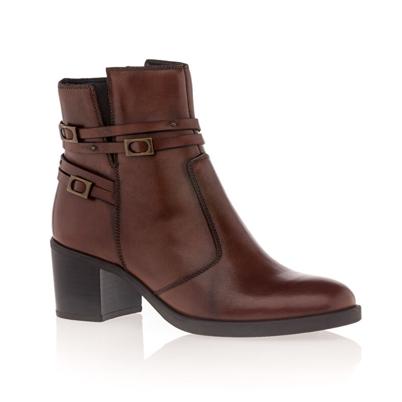 Braune Damenstiefel / Stiefeletten
