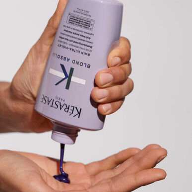 Kérastase Blond Absolu Bain Shampoing Ultra-Violet Neutralisant Violette pour Tons Jaunes 250 ml 250 ml