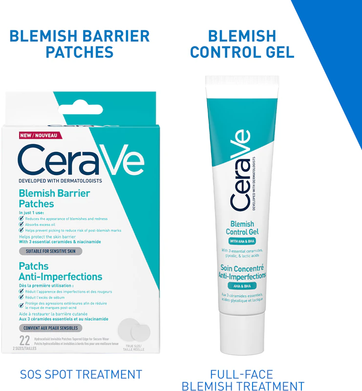 CeraVe Blemish Control Barrier Patches pre problematickú pleť proti akné