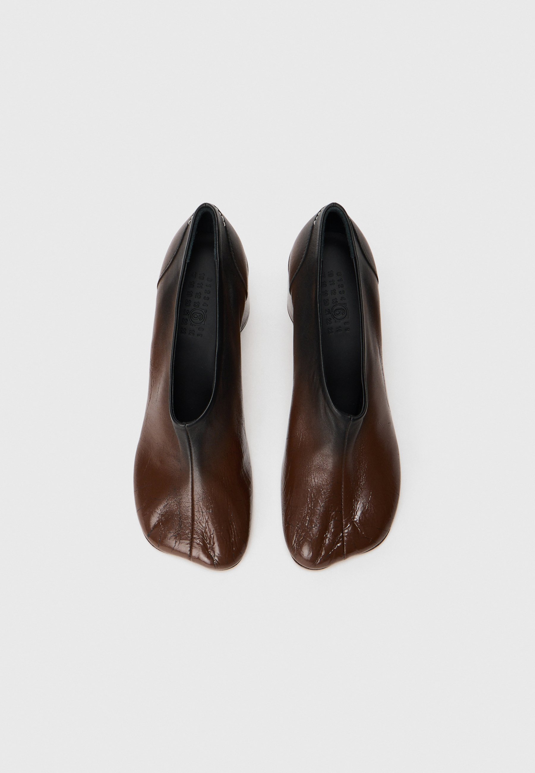 MM6 Maison Margiela COURT - Muiltjes met hak - zwart/sabel