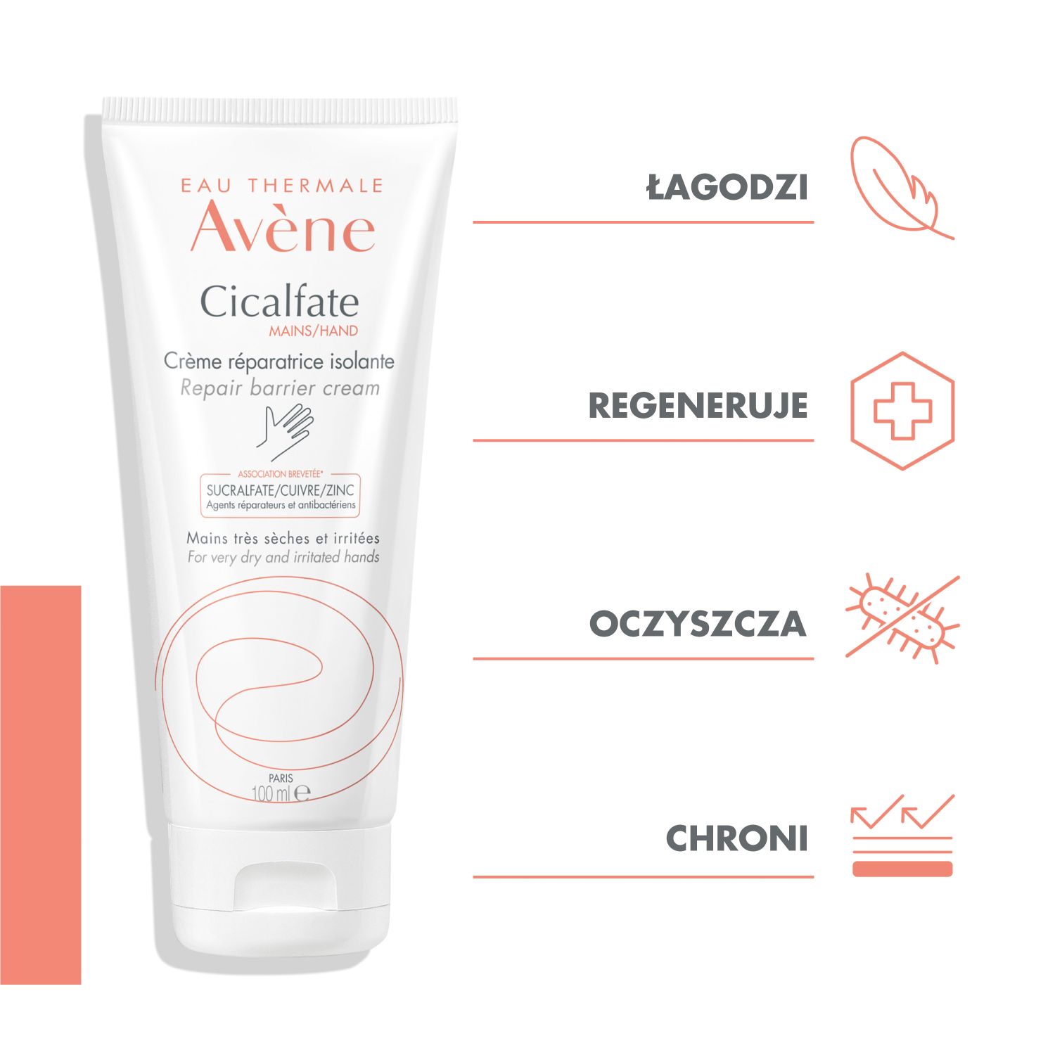 Crema de manos Avène 100 ml
