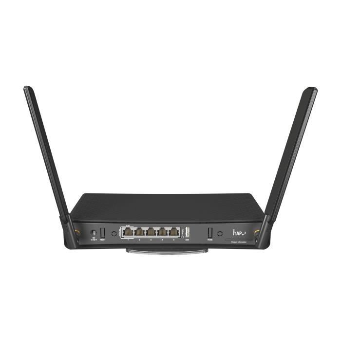 Router - MIKROTIK - HAP AX3 C53UIG+5HPAXD2HPAXD - Wi-Fi 6 - Dual-band 2.4/5 GHz - 1200 Mbit/s