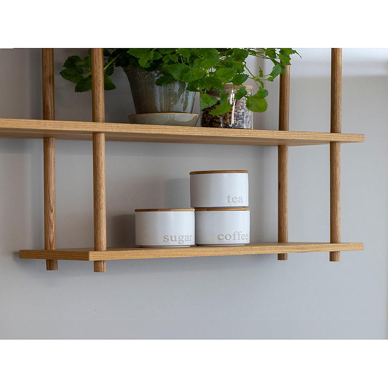 Küchenkeramik-Set, 3-teilig, weiß