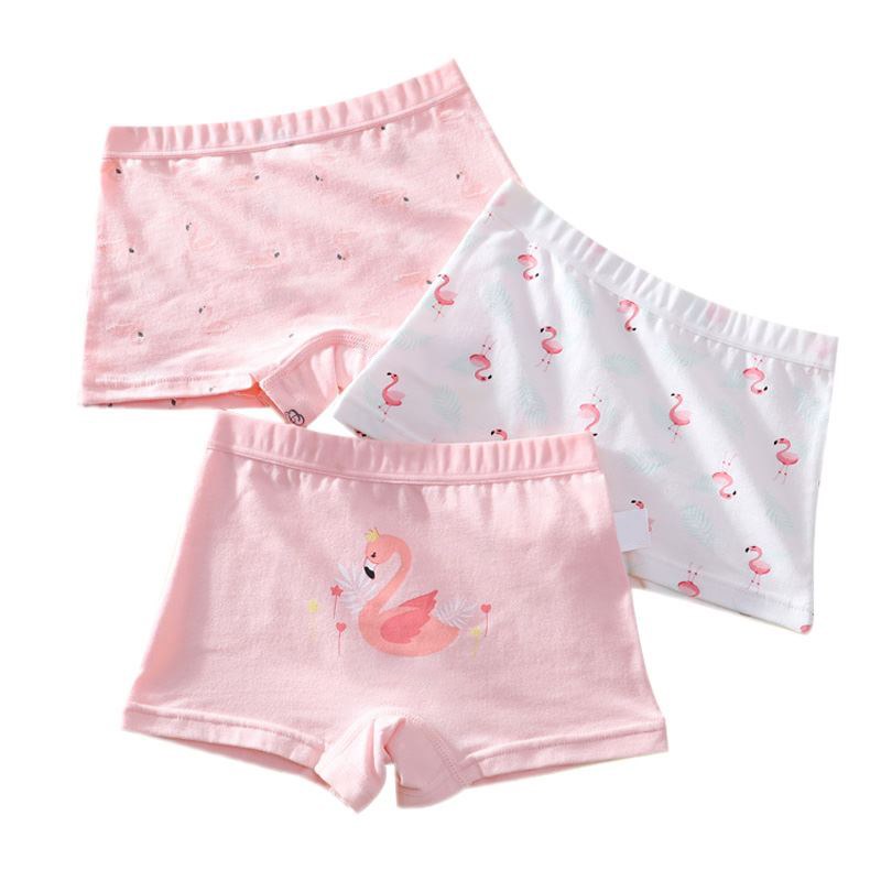 3 braguitas para bebé niña con diseño de helado de dibujos animados, ropa interior infantil, calzoncillos cortos para niños.