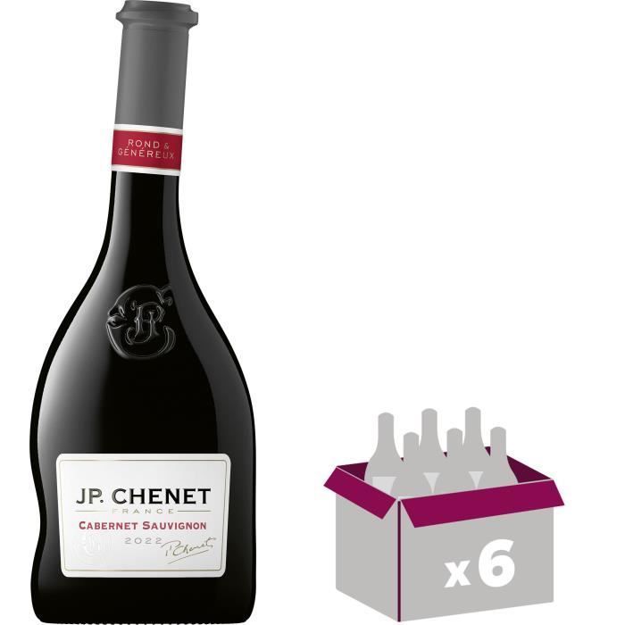 JP Chenet Cabernet Sauvignon - Vin rouge du Languedoc-Roussillon x6