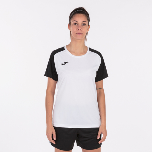 Camiseta Manga Corta Joma Academy Iv Blanco Negro
