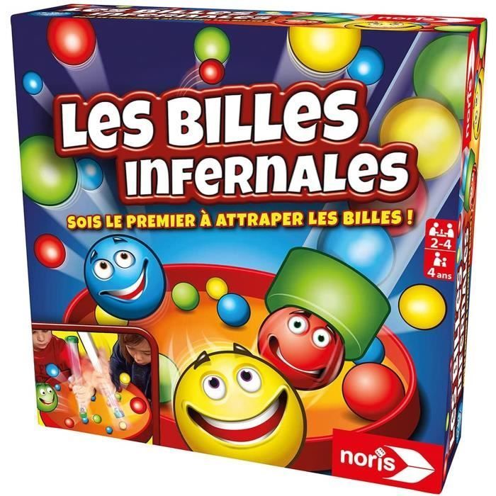 Jeu de Société - NORIS - Les Billes Infernales - 2 à 4 joueurs - 3 Niveaux de Difficultés