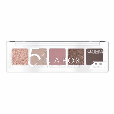 Palette de 5 fards à paupières Catrice Mini, boîtier rose, 4 g