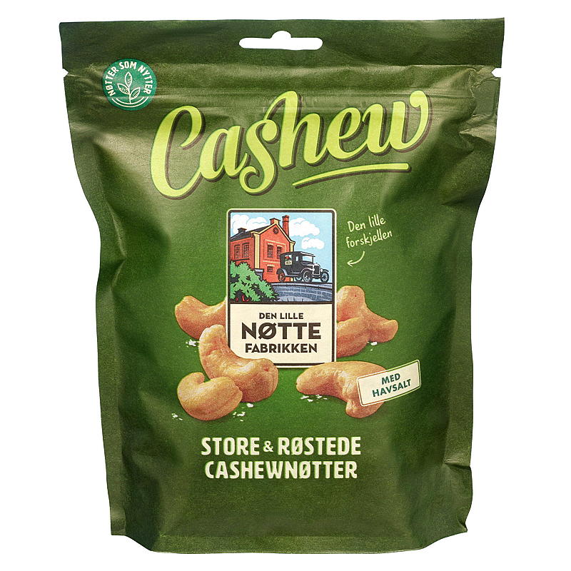 Brynild cashewpähkinät 280 g The Little Nut Factory