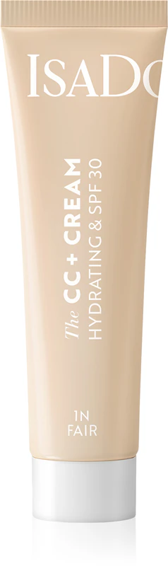 IsaDora CC + Cream creme CC hidratante FPS 30