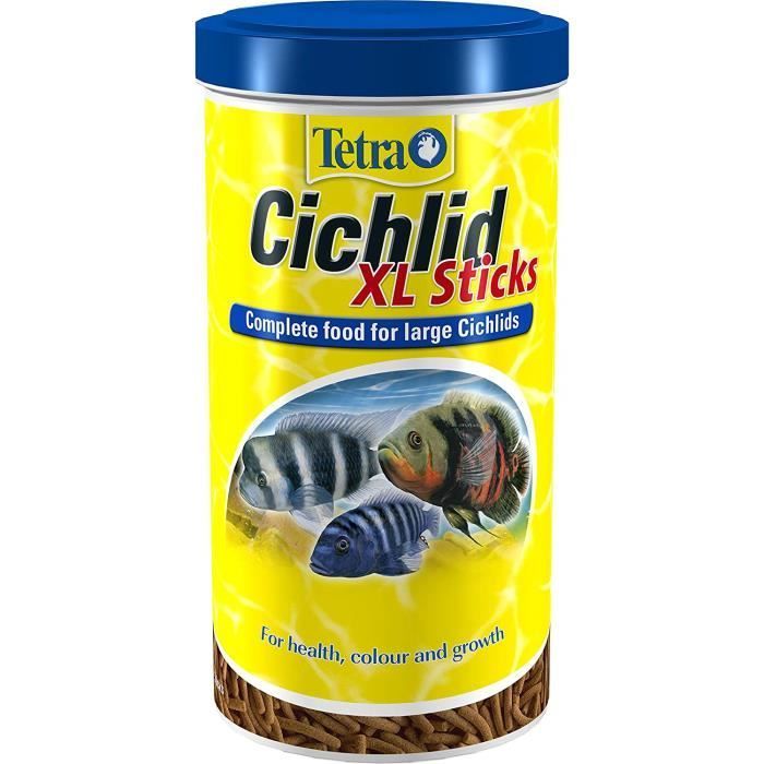Tetra Fischfutter - Key Cichlids XL - 1 Liter - Granulat - Für große Buntbarsche