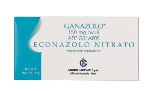 GANAZOLO Ganazol 150 mg Éconazole Antifongique 6 ovules vaginaux