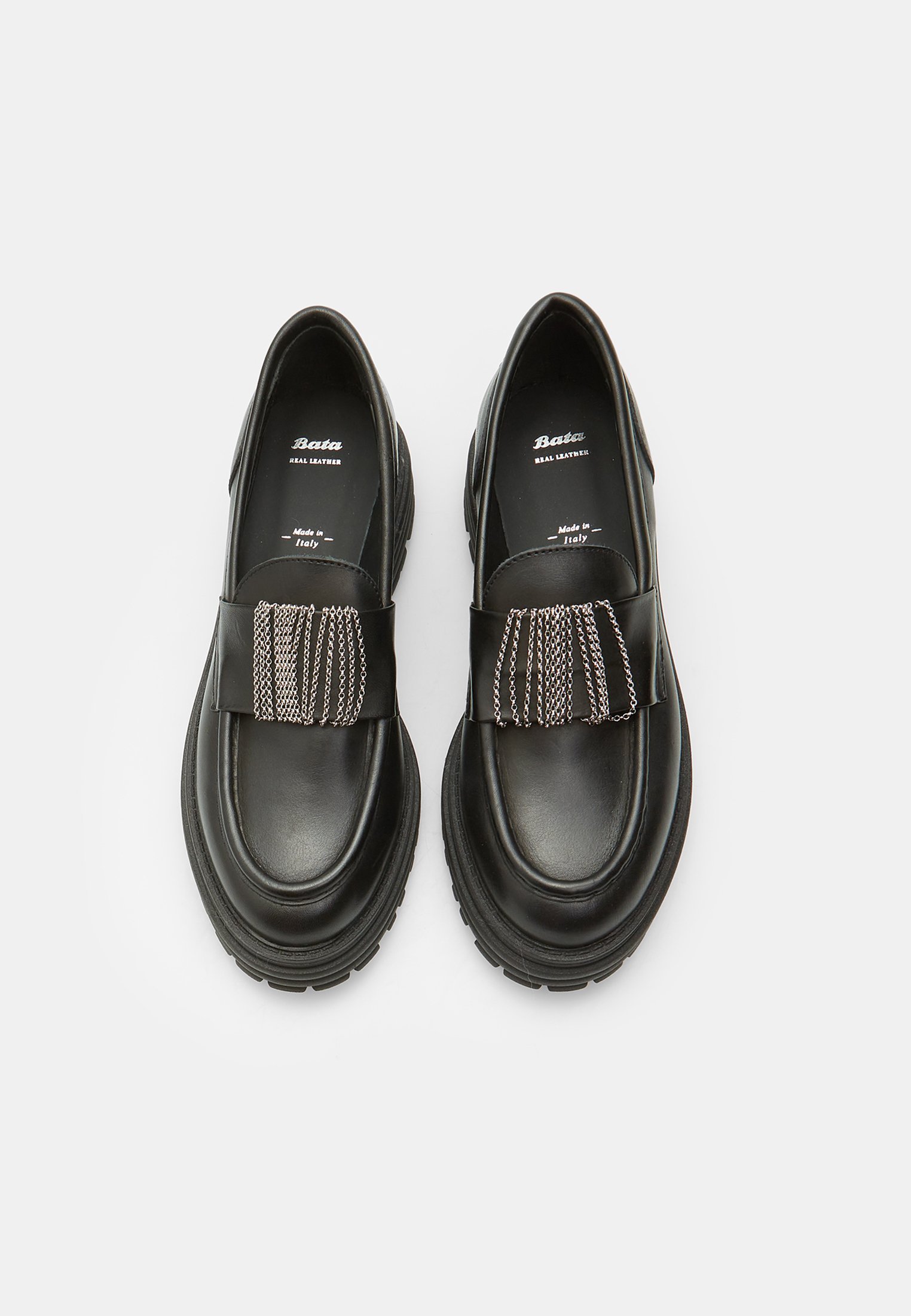Chaussons Bata Slip-ons - noir