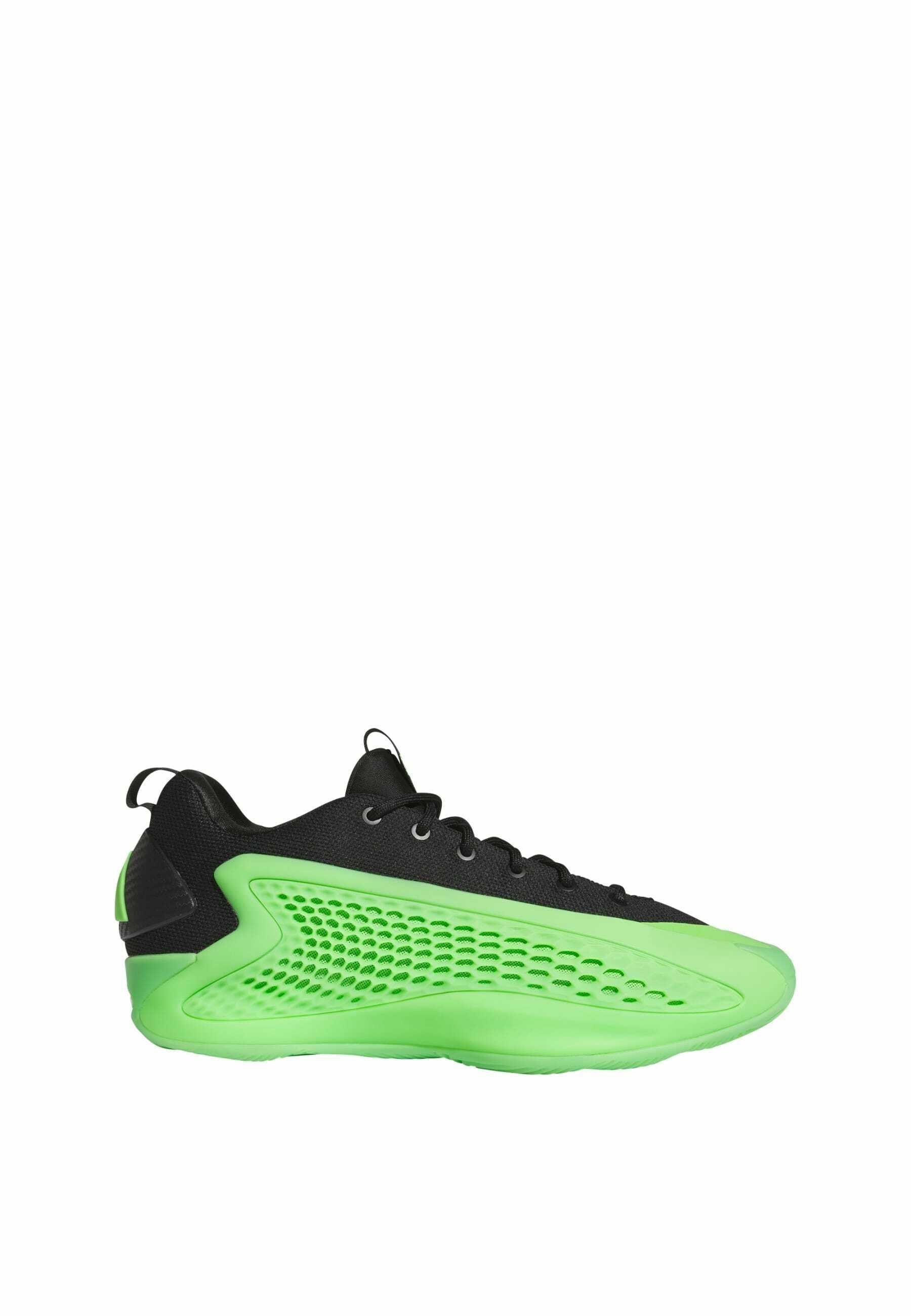 adidas Performance ANTHONY EDWARDS 1 LOW - Basketbalschoenen - lucid lime aurora ink core black