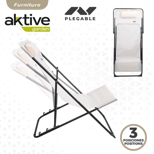Hamac pliable multipositions Aktive avec coussin