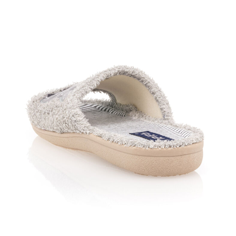 Pantuflas grises para mujer