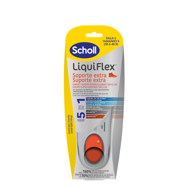 Plantillas Scholl Liquiflex Xtra Support S 1 par 1 par