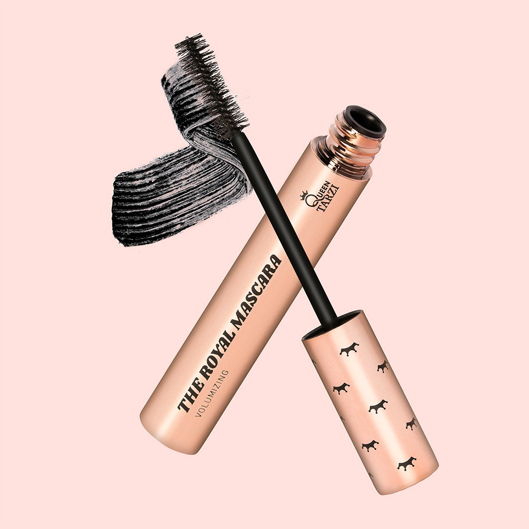 Maskara Queen Tarzi The Royal Mascara – Maskara za volumen – INTENSIVES SCHWARZ