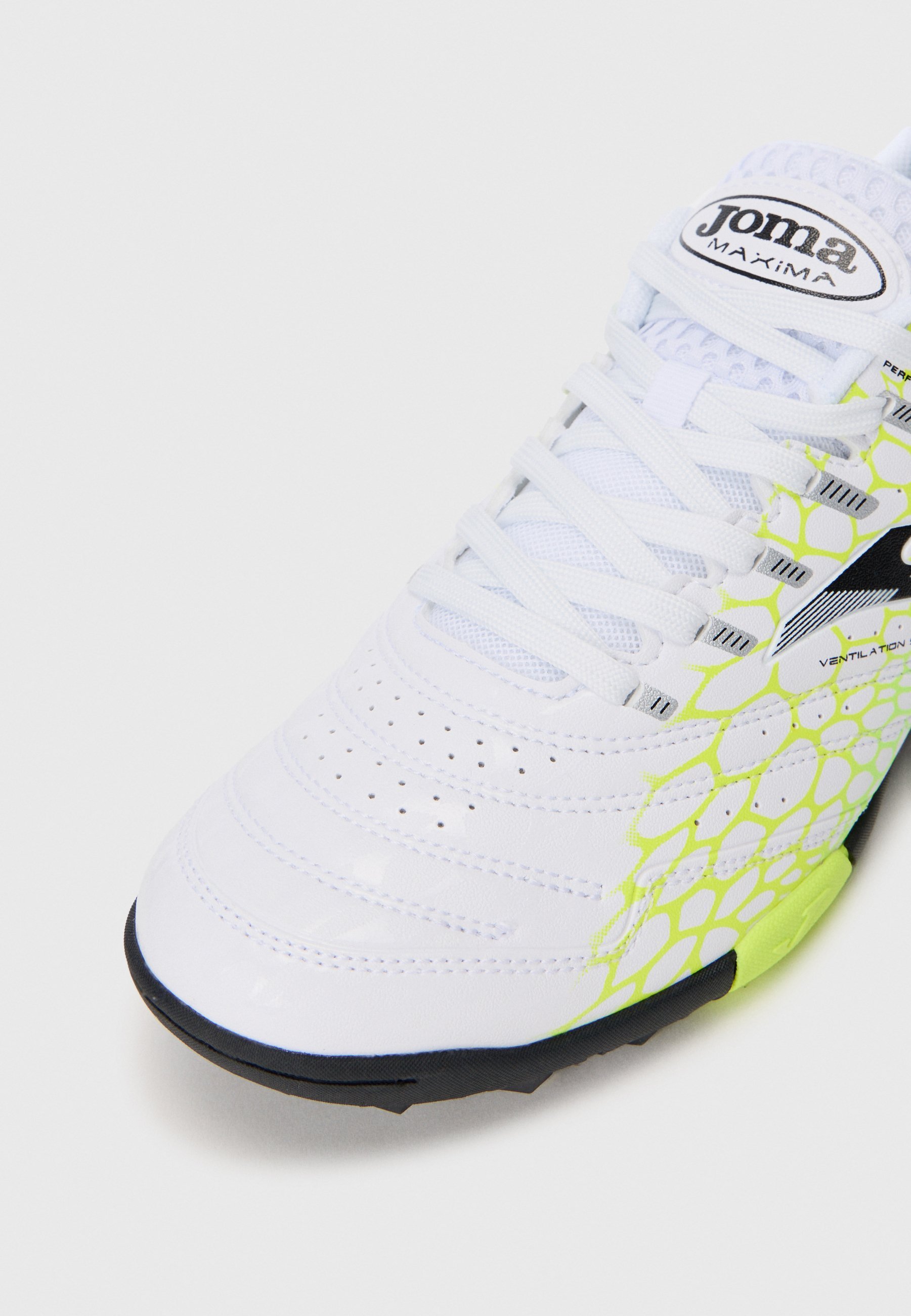 Joma MAXIMA - Zaalvoetbalschoenen - wit/geel/groen