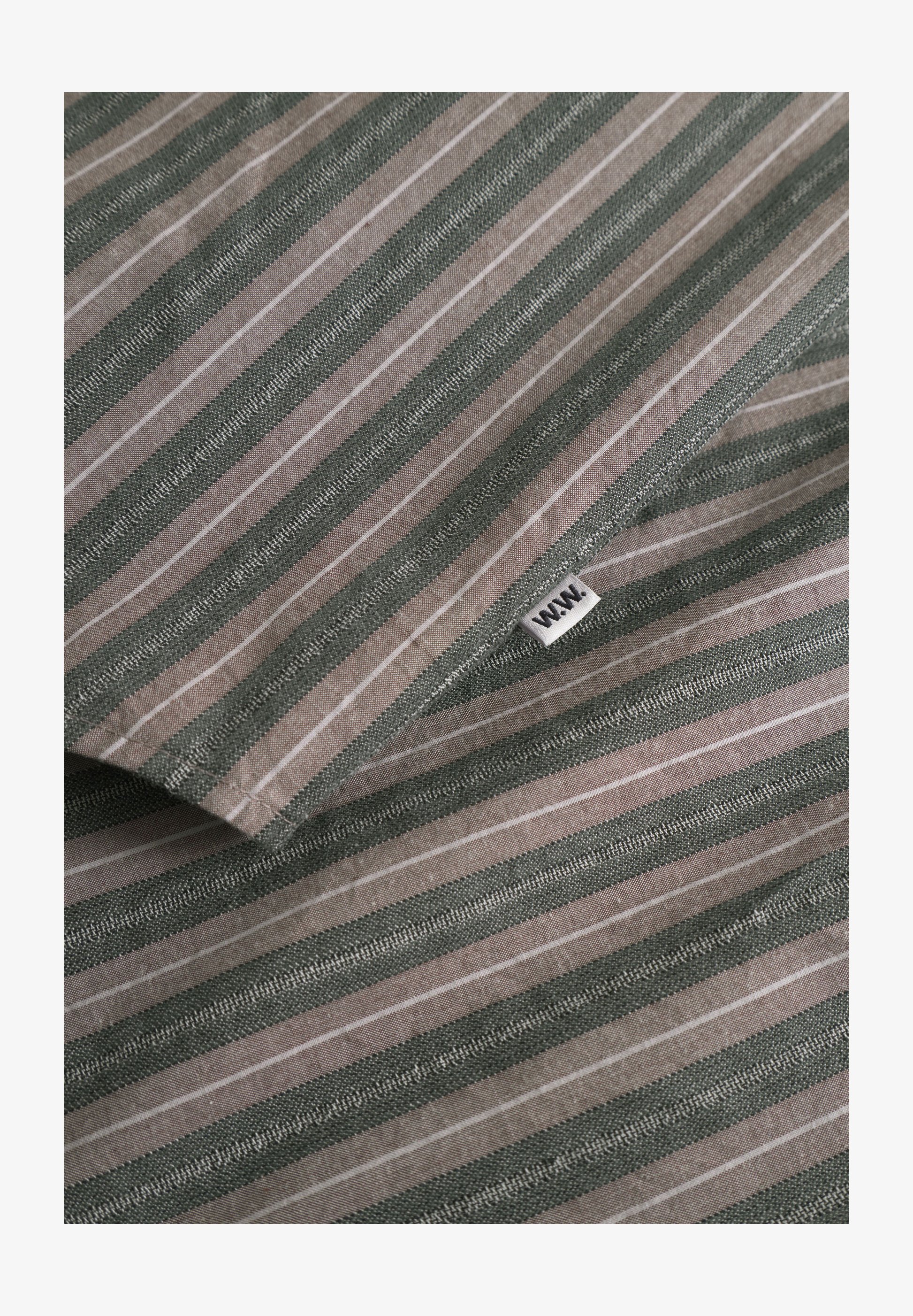 WOOD WOOD CARTER - Shirt - decadente chocoladekleurige streep